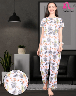 FLORAL CAMI TOP AND PYJAMA